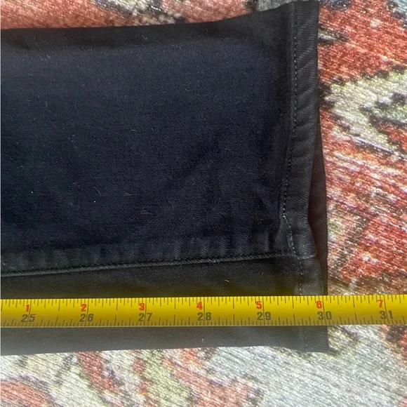 Paige Womens 27 Jeans Skyline Skinny Black Pants Slim Career Work Stretch Denim - Picture 8 of 11